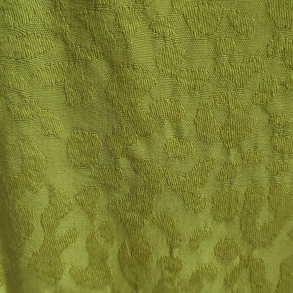 Yellow Green Leopard Print Halter Tank Top - Picture 7 of 8